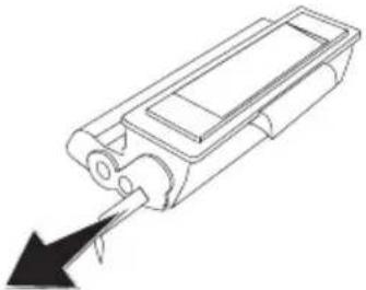 PHILIPS SFF 6135hfd - Verpackungsmaterial von der Tonerkartusche entfernen - 6
