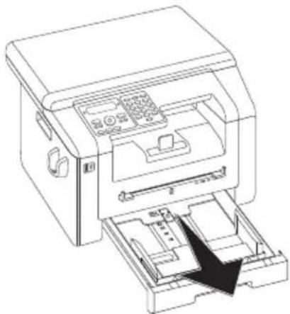 PHILIPS SFF 6135hfd - Verpackungsmaterial aus der Papierkassette entfernen - 1