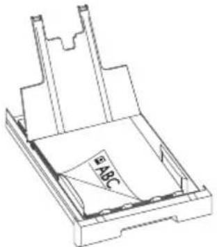 PHILIPS SFF 6135hfd - Vorlagen in die Papierkassette einlegen - 1