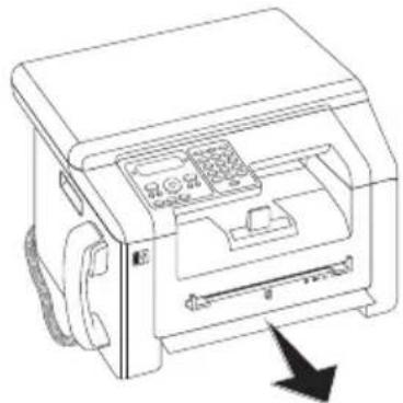 PHILIPS SFF 6135hfd - Papierstau in Papierkassette/Papiereinzug beheben - 2