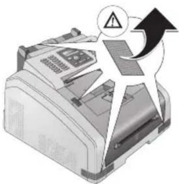 PHILIPS Laserfax LPF 5120 - Verpackungsmaterial am Gerät entfernen - 1