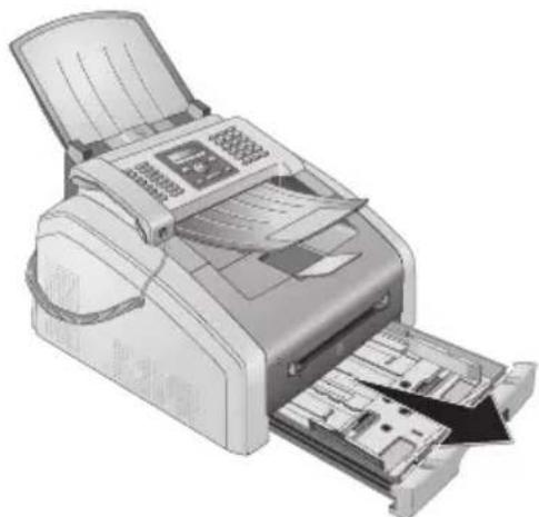 PHILIPS Laserfax LPF 5120 - Papier in die Papierkassette einlegen - 1