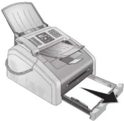 PHILIPS Laserfax LPF 5120 - Papierstau in Papierkassette/Papiereinzug beheben - 1
