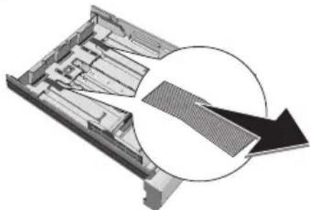 PHILIPS Laserfax LPF 5120 - Verpackungsmaterial aus der Papierkassette entfernen - 4