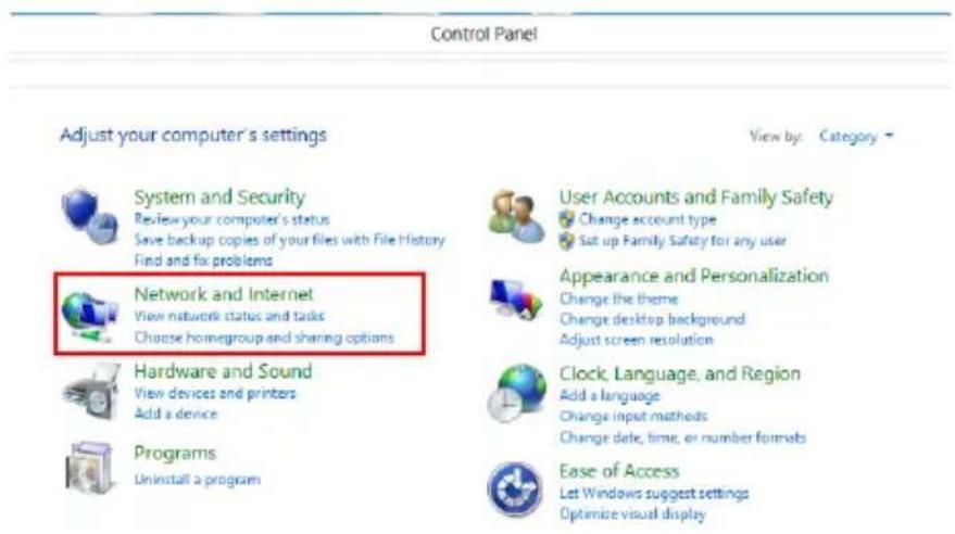 Control Panel Adjust your computer's settings View by: Category System and Security Review your computer's status Save backup copies of your files with File History Find and fix problems Network and Internet View network status and tasks Choose homegroup and sharing options Hardware and Sound View devices and printers Add a device Programs Uninstall a program User Accounts and Family Safety Change account type Sat up Family Safety for any user Appearance and Personalization Change the theme Change desktop background Adjust screen resolution Clock, Language, and Region Add a language Change input methods Change date, time, or number formats Ease of Access Let Windows suggest settings Optimize visual display