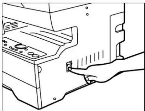 Océ OP14 - 2-1 Connecting the printer cable - 1