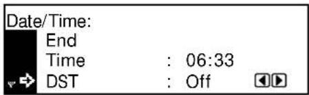 Océ OP1020 - Date and Time - 4
