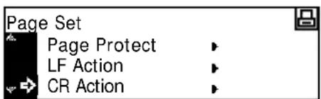 Océ OP1020 - Carriage Return (CR) Action - 1