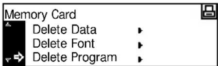 Océ OP1020 - Deleting Program Data - 1