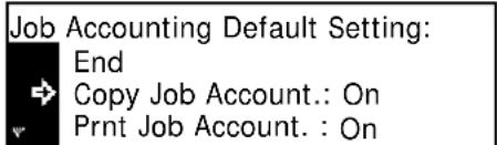 Océ OP1020 - Copy Job Accounting - 2
