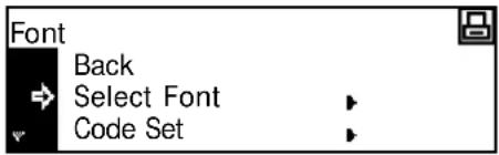Océ OP1020 - Courier/Letter Gothic Thickness - 1