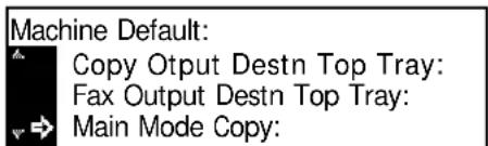 Océ OP1020 - Default Operation Mode - 1
