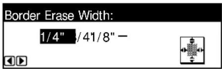 Océ OP1020 - Border Erase Width Default Value - 2