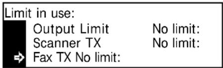 Océ OP1020 - Fax Transmission Limit - 1
