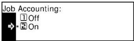 Océ OP1020 - Enabling Job Accounting - 2