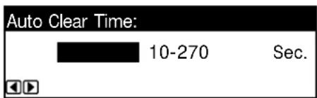 Océ OP1020 - Auto Clear Time - 2