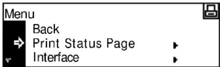 Océ OP1020 - Status Page - 3