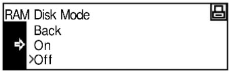 Océ OP1020 - RAM Disk Functions - 4