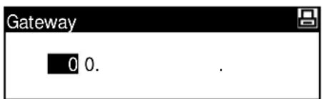 Océ OP1020 - Default Gateway - 2