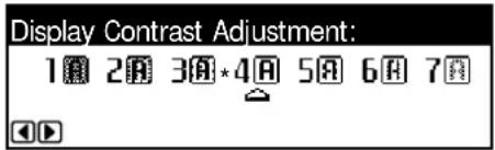 Océ OP1020 - Display Contrast Adjustment - 2