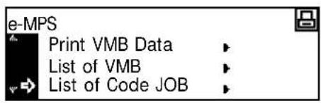 Océ OP1020 - Code Job List - 1