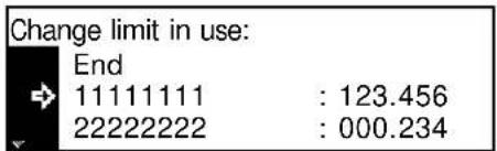 Océ OP1020 - Changing Limit of Use - 3