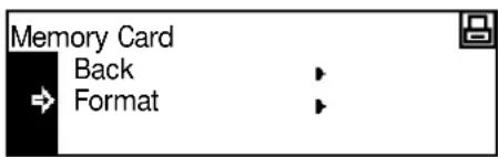 Océ OP1020 - Formatting Memory Card - 1