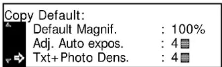 Océ OP1020 - Exposure Adjustment for Text + Photo Originals - 1