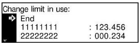 Océ OP1020 - Changing Limit of Use - 4