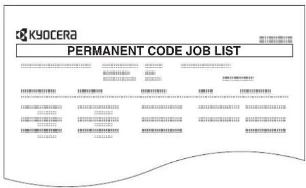 Océ OP1020 - Code Job List - 3