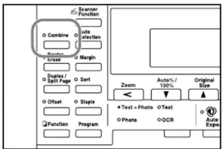 Océ OP1020 - Using Combine Mode - 1