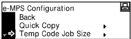 Océ OP1020 - Total Capacity - Temporary Code Jobs - 2