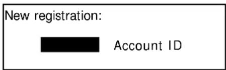 Océ OP1020 - Registering a New Account - 3