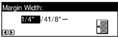 Océ OP1020 - Margin Width Default Value - 2