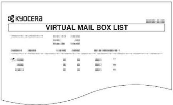 Océ OP1020 - Virtual Mailbox List - 3