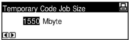 Océ OP1020 - Total Capacity - Temporary Code Jobs - 3