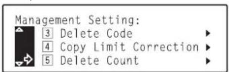 Océ OP30C - ●Clearing copy counts - 3