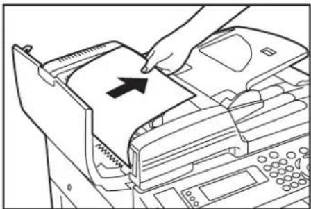 Océ OP30C - Remove the jammed original without tearing it. - 1