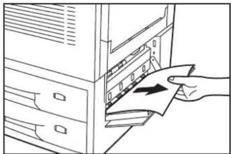 Océ OP30C - Remove the jammed paper without tearing it. - 1