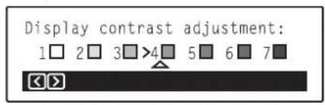 Océ OP30C - ⑨Display contrast adjustment - 1