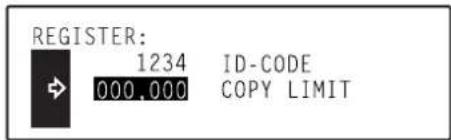 Océ OP30C - ●Registering new department codes - 8