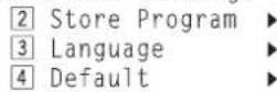 Océ OP30C - Use the ▲ cursor or the ▼ cursor key to select "4 Default". - 1
