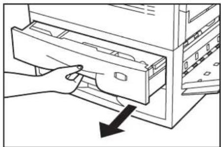 Océ OP30C - Pull out the indicated drawer. - 1