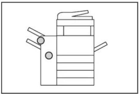 Océ OP30C - ⑧Misfeed in the optional Document Finisher - 1