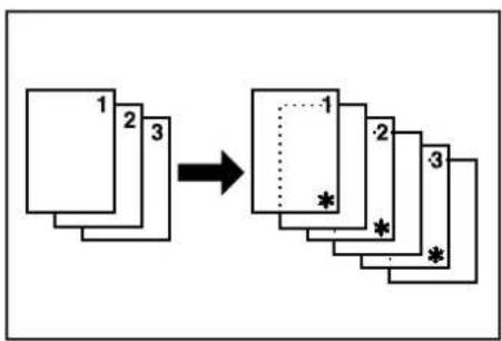 Océ OP30C - Leaving the backing sheet blank - 1