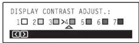 Océ OP30C - ⑨Display contrast adjustment - 2