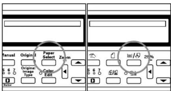 Océ OP30C - - Designating the envelope size - 1