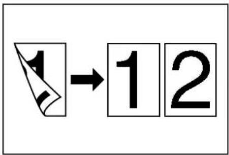 Océ OP30C - Page separation from 2-sided originals - 1