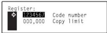 Océ OP30C - ●Registering new department codes - 5