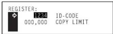 Océ OP30C - ●Registering new department codes - 6